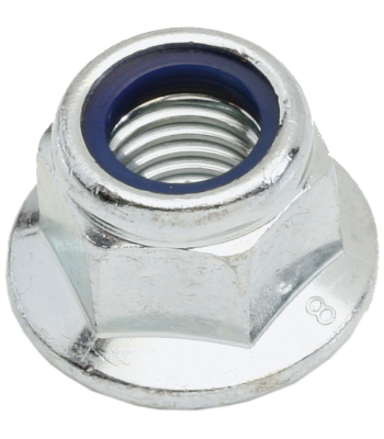 Låsemøtrik m/flange DIN6926 A2 M6, pk/500