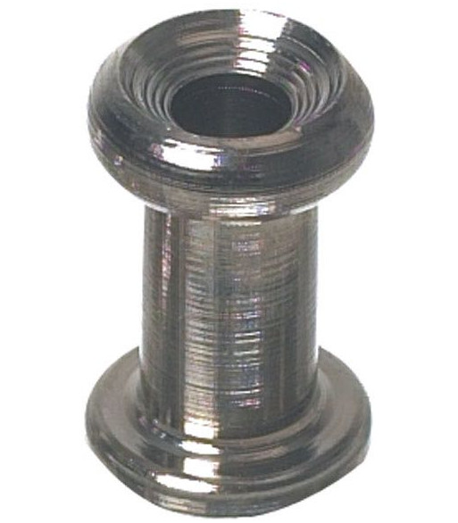 Kalecheknap krom 16,5mm, 10 stk