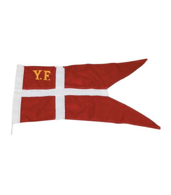 1852 yacht flag med Ø3mm snor, 42 x 80cm