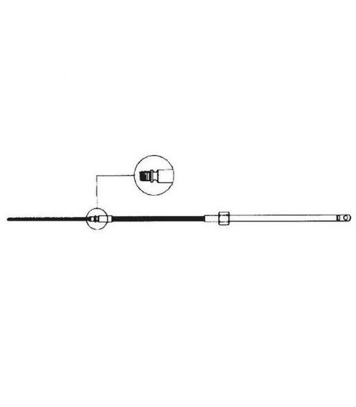 Ultraflex Styrekabel M58, 7 fod