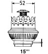 DHR Brænder 15''' messing