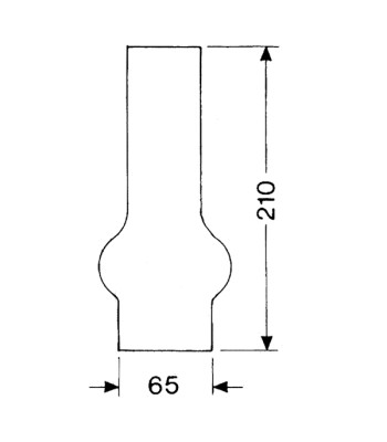 DHR Lampeglas 20''' x 210 mm