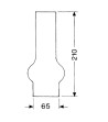 DHR Lampeglas 20''' x 210 mm