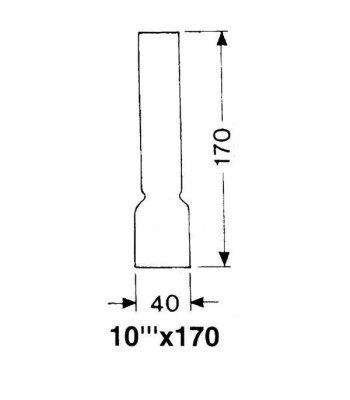 DHR Lampeglas 10''' x 170mm