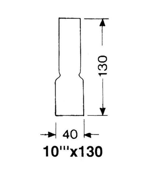 DHR Lampeglas 10''' x 130mm