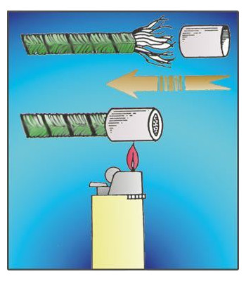 Krympeflex 4cm. ø6.5-12.5mm