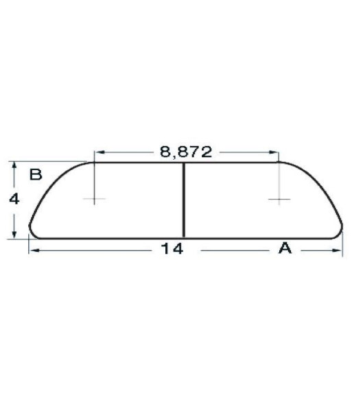 Fenderliste RF 20 x 4mm, 3m