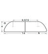 Fenderliste RF 20 x 4mm, 3m