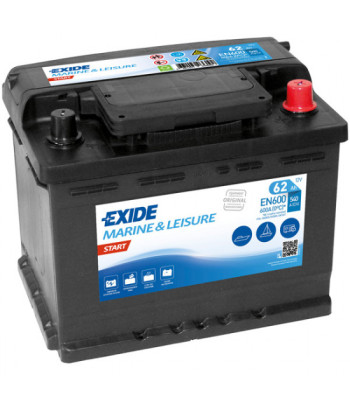 Exide Start batteri, 62 Amp