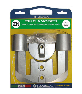 Tecnoseal zink Anode kit mercruis.bravo ii-iii