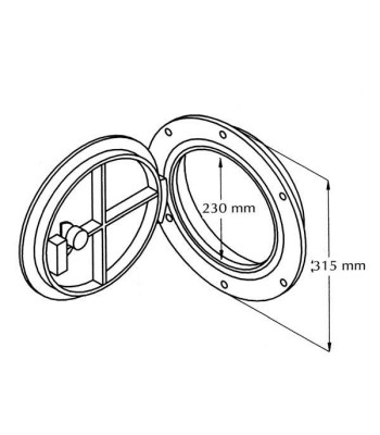 inspektionsluge ø315mm