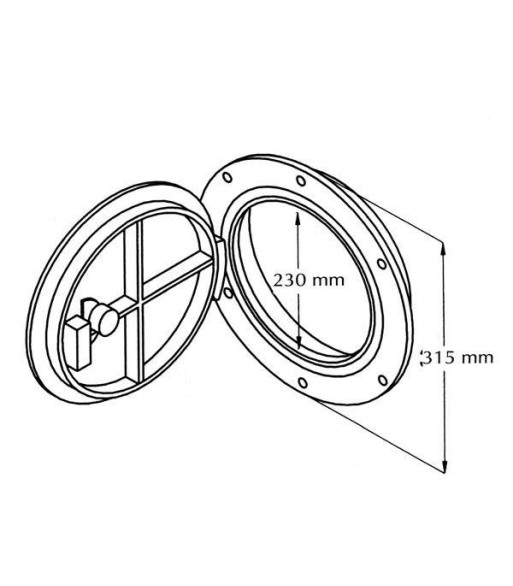 inspektionsluge ø315mm