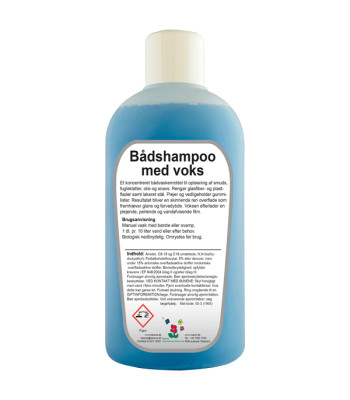 Bådshampoo med voks 1 ltr.