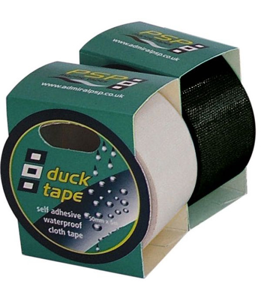 PSP Duck Tape Gaffatape 50mm, Sort