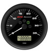 Vdo gps speed 0-12knob, 12v med lcd display, sort ø110mm