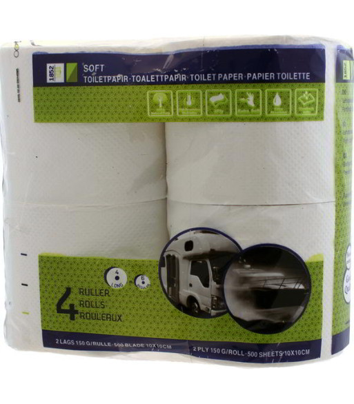 1852 Toiletpapir soft, 4 store ruller/pk.