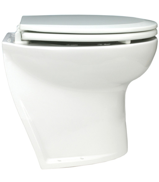 Jabsco toilet "Deluxe" skrå bagkant ferskvand 14"