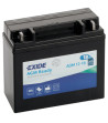 Exide AGM start batteri, 18 Amp