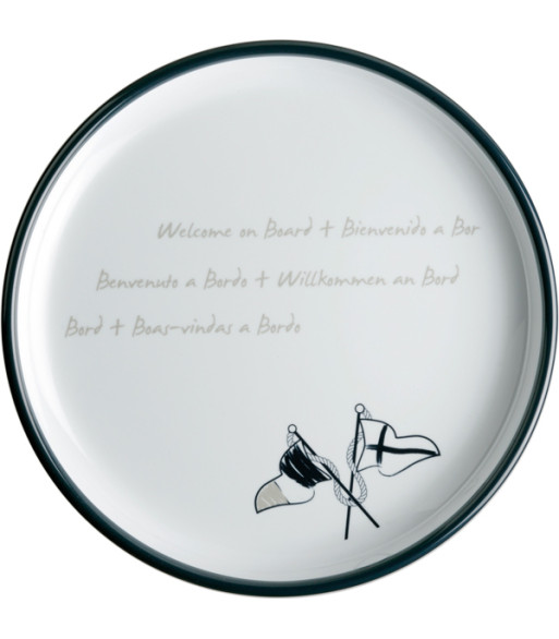 MB Welcome on board dessert tallerken Ø21 cm