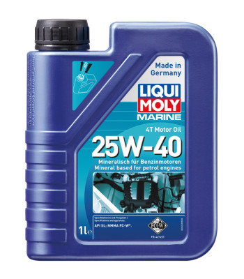 Liqui moly marine 4t motor olie 25w-40 1l