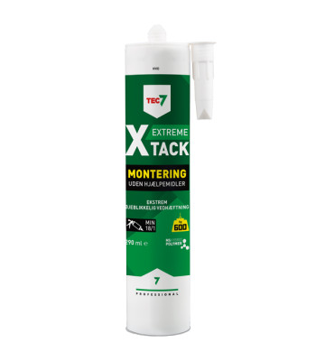 Tec7 X-Tack konstruktionslim hvid, 290 ml