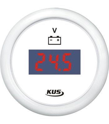 Kus digital voltmeter 9-32v, hvid