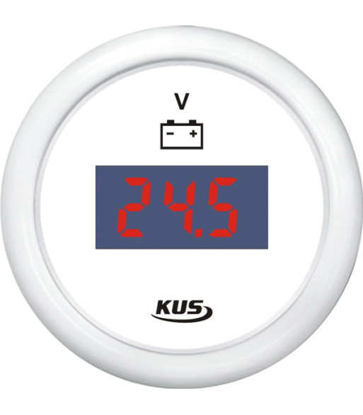 Kus digital voltmeter 9-32v, hvid