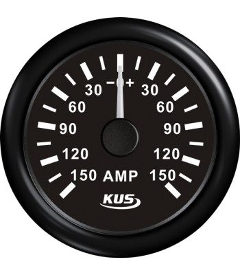 KUS amperemeter sort 150Amp shunt