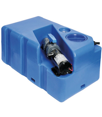 Septiktank 60l med 12v macerator 65x39x30cm