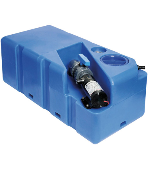 Septiktank 80l med 12v macerator 80x39x30cm