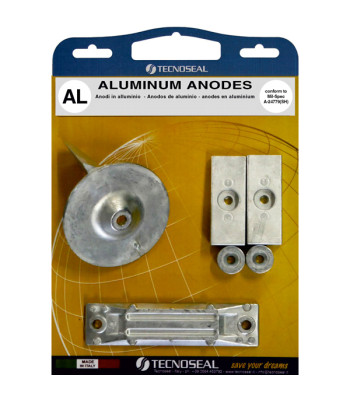 Tecnoseal Alu anode kit til honda 40c hk & 50c hk