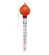 Badevandstermometer med flydende orange bold