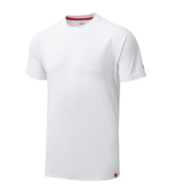 Gill UV010 T-shirt men's UV50+ hvid, str S