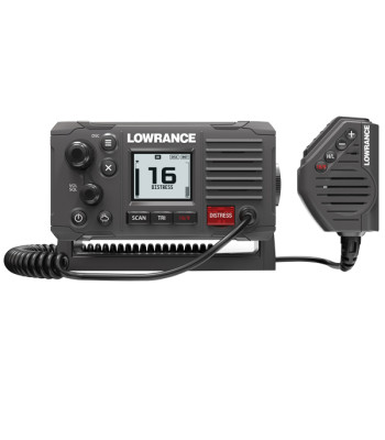 Lowrance Link-6S VHF radio med GPS, sort