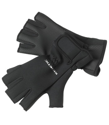 Kinetic neoprene handske ”Half finger” sort, str L