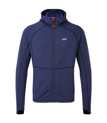 Gill 1101 Dart hoodie fleece blå, str M