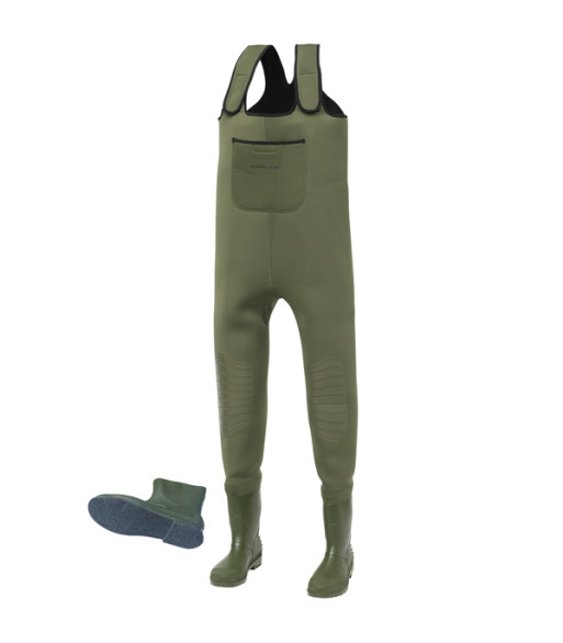 Kinetic Neogaiter Neopren waders armygrøn, str 46-47