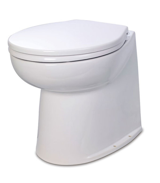 Jabsco toilet "Deluxe" lige bagkant saltvand 17"