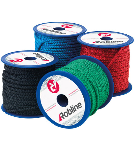 Robline Mini Polyester 3mm boks 10 rl x 20m, Rød