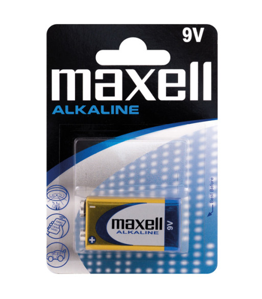 Maxell Alkaline 9V /6LR61 batteri