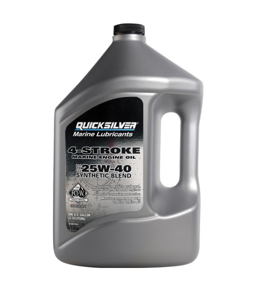 Quicksilver 25W-40 Motorolie syntetisk 4L