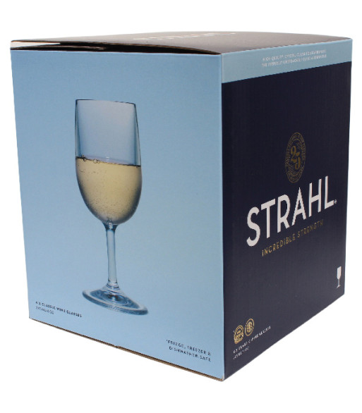 Strahl Vinglas 245 ml.  i gaveæske