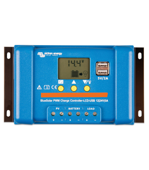 Victron Bluesolar PWM-LCD & USB, 12/24V 5A