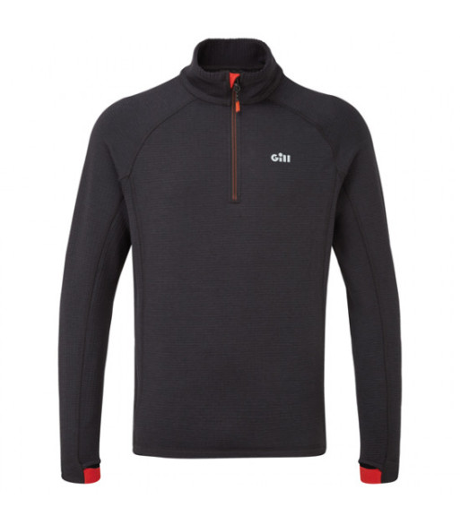 Gill 1081 Termofleece top m/lynlås grafit, str XL