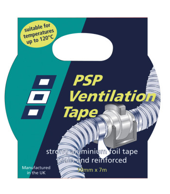 PSP alu ventilationstape forstærket