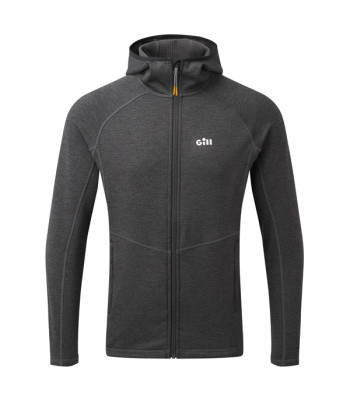 Gill 1101 Dart hoodie fleece grå, str S