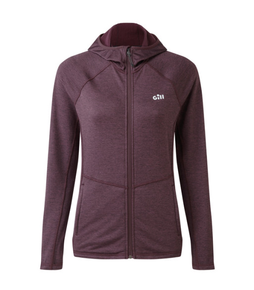 Gill 1101W Dart hoodie dame mørke lilla, str 8