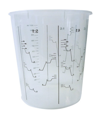 Blandingsbæger Heavy Duty 1.3L, 25stk