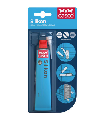 Casco silikone transparent, 40ml tube