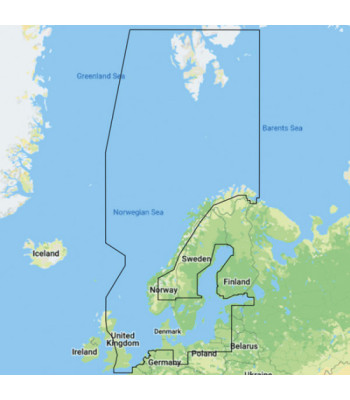 C-map Y050 Discover, Skandinavien "kun ved køb af plotter"